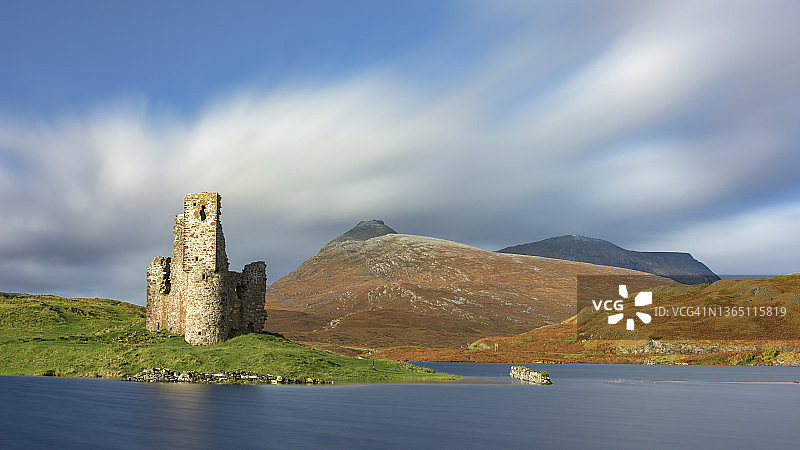 英国苏格兰高地阿德弗瑞克城堡图片素材