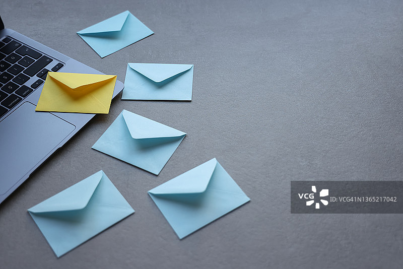 电子邮件和营销概念。图片素材