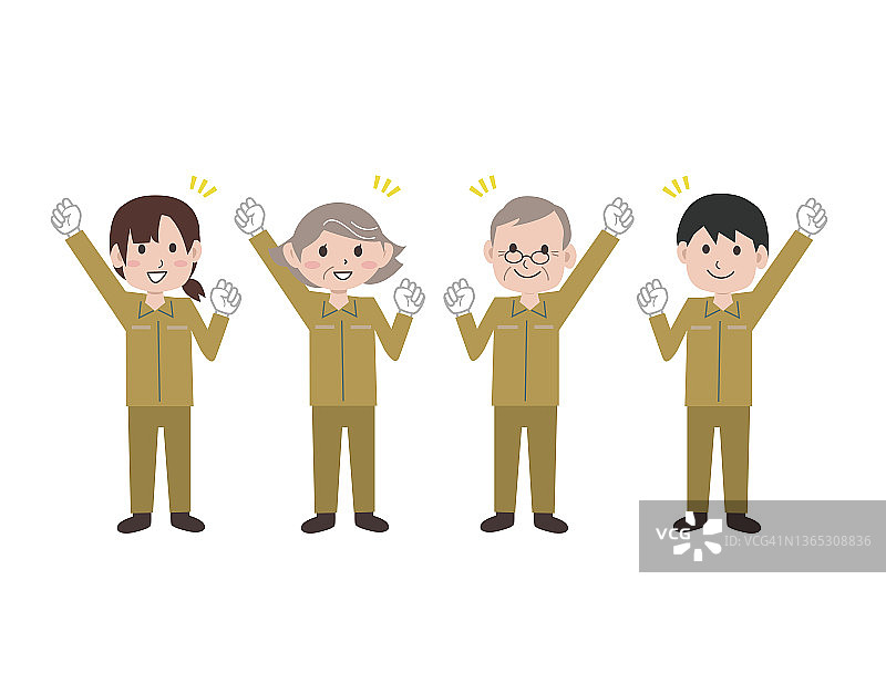 工作服制造和运输人员图片素材