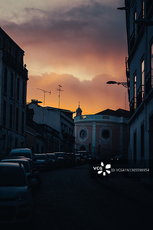 里斯本阿尔法玛街图片素材