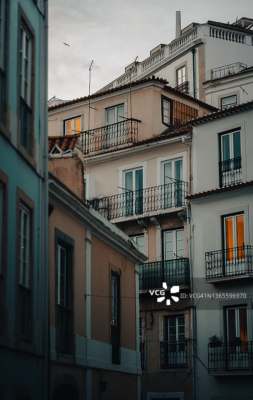 里斯本阿尔法玛街图片素材