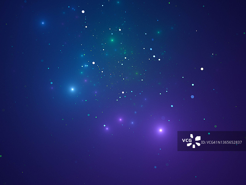 漂浮粒子 - 抽象模板图片素材