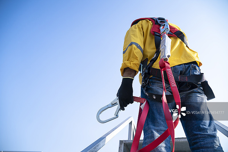 高空作业安全设备图片素材