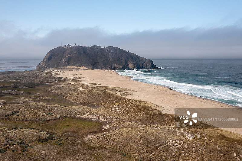 瑟尔角灯塔：加州大苏尔风光图片素材