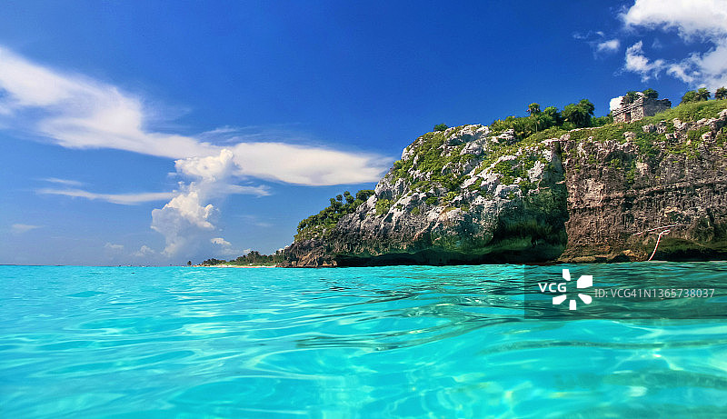 墨西哥海景全景图片素材