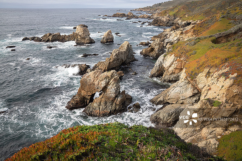 加拉帕塔海拱 - 大苏尔，加利福尼亚州图片素材