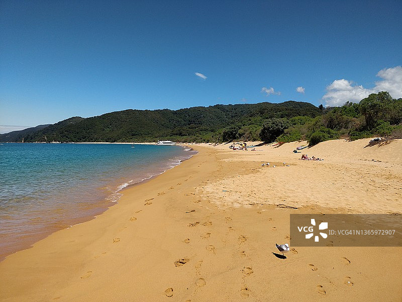 亚伯塔斯曼国家公园，托塔拉努伊图片素材