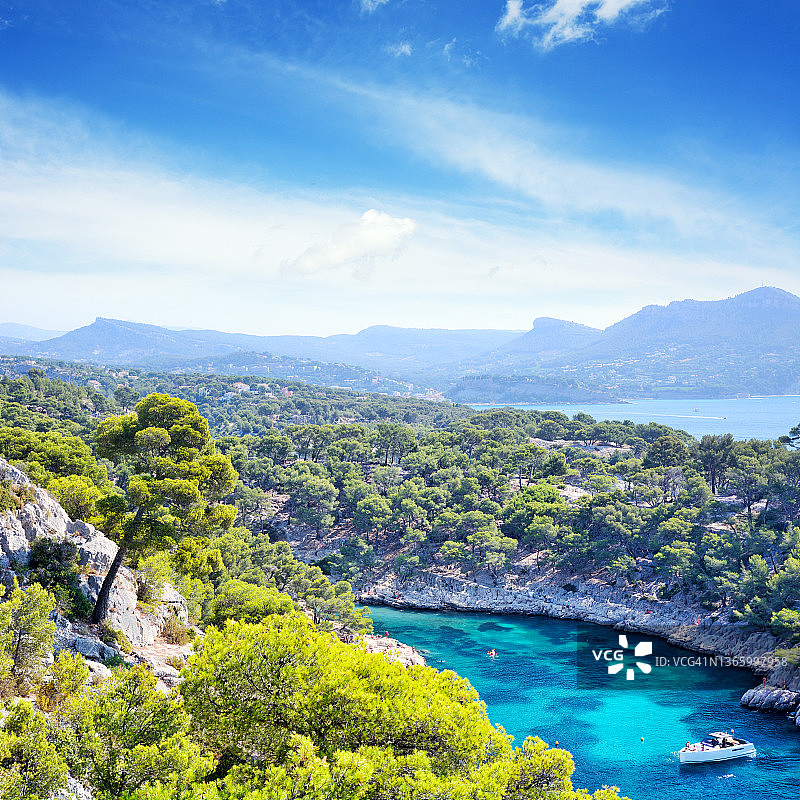 法国马赛的卡朗克图片素材