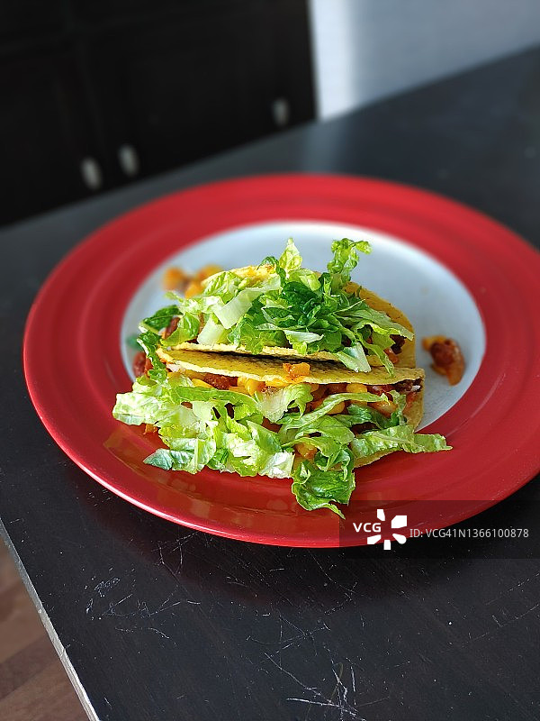 素食玉米卷图片素材