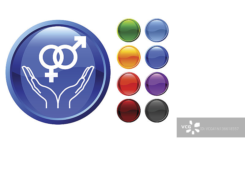 性别免版税矢量艺术图片素材