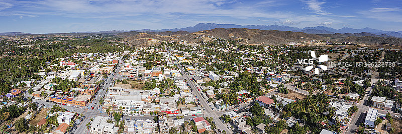 托多斯桑托斯镇航拍图片素材