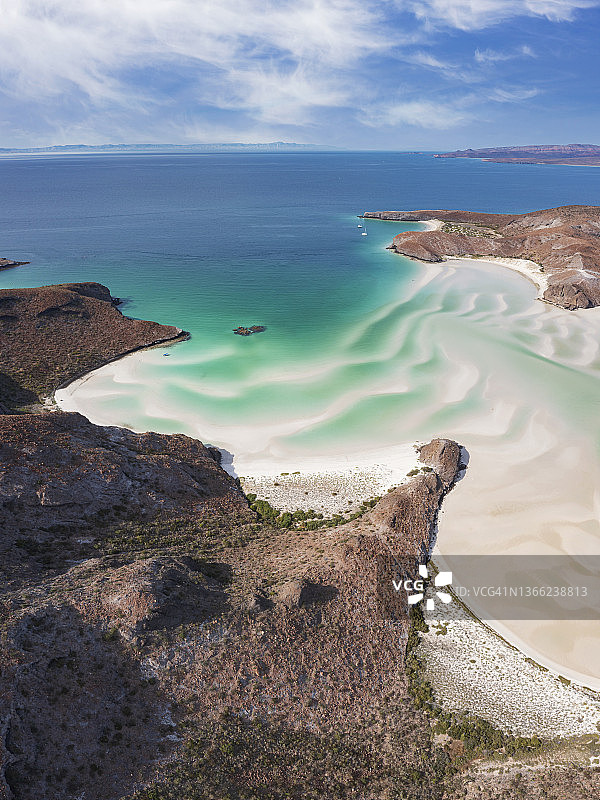 退潮时的巴兰德拉湾图片素材