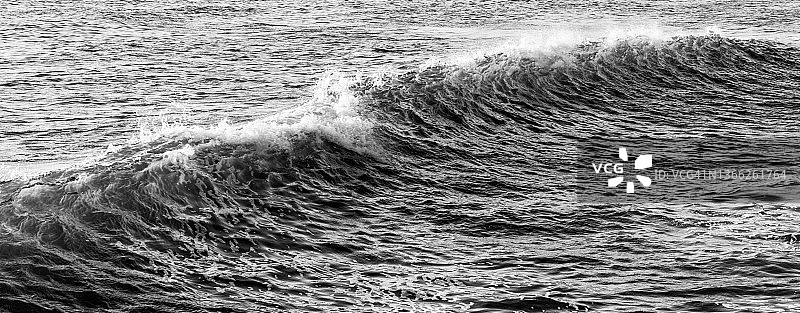 波浪全景图图片素材