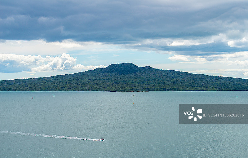新西兰奥克兰朗伊托托火山岛景色图片素材