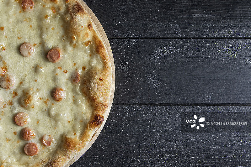 德式香肠披萨图片素材