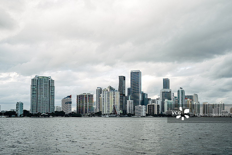 迈阿密的天际线图片素材