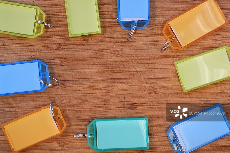 多色钥匙链图片素材