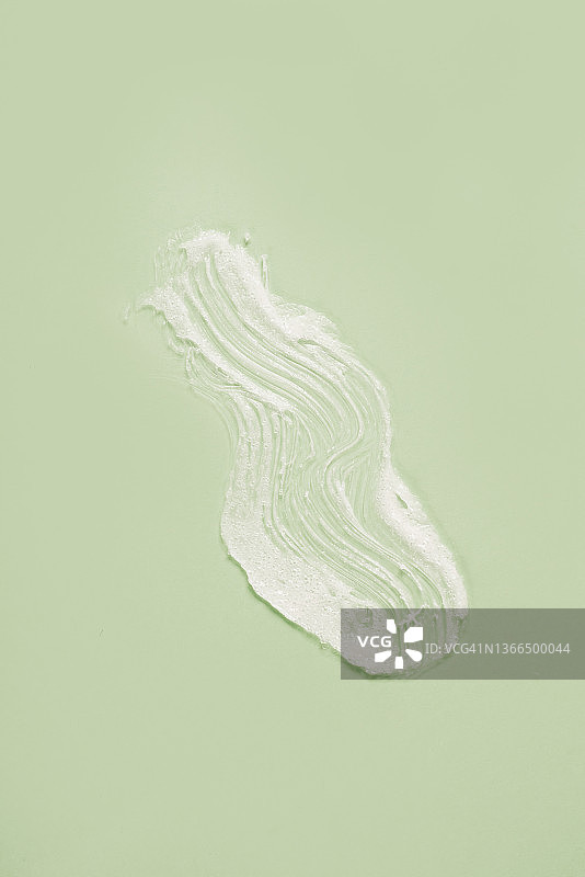 面部或身体乳霜润发油绿色鼠尾草背景图片素材