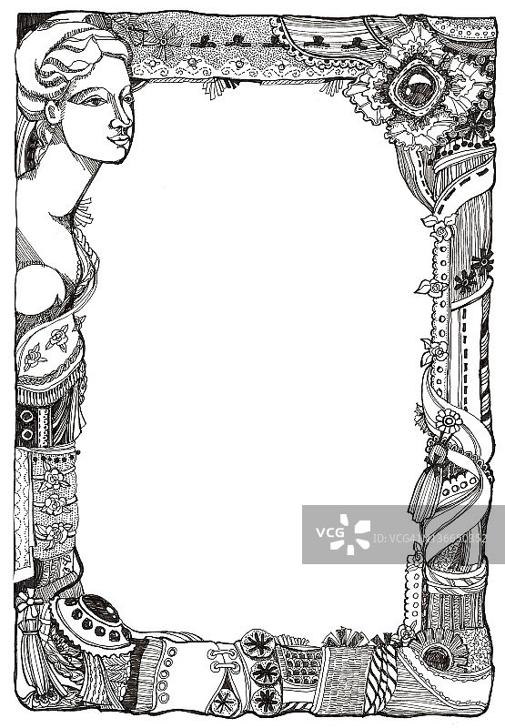 手绘边框图片素材