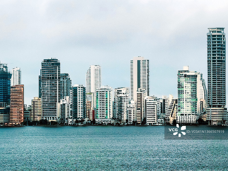 卡塔赫纳城市景观图片素材