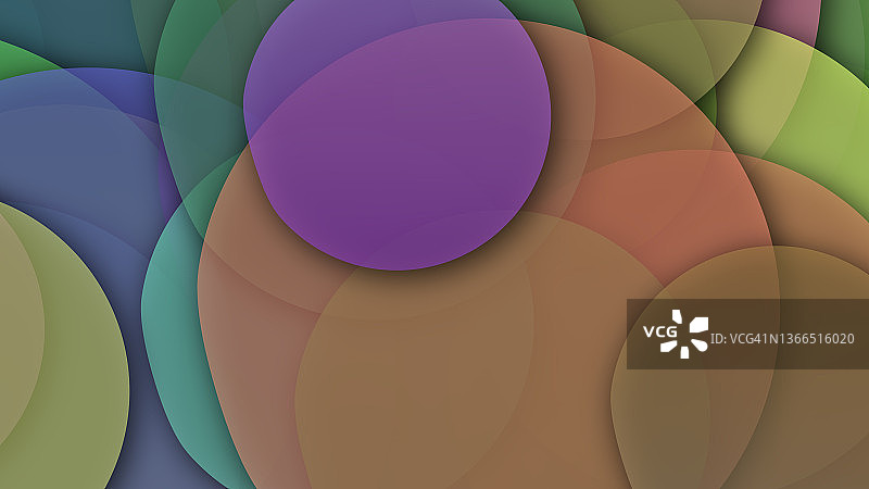 随机抽象彩色圆形背景图片素材