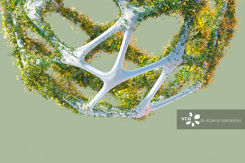 未来主义有机球体图片素材