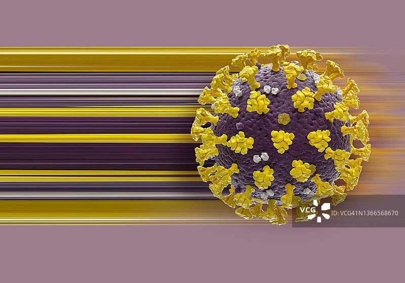 新冠Omicron变种图片素材