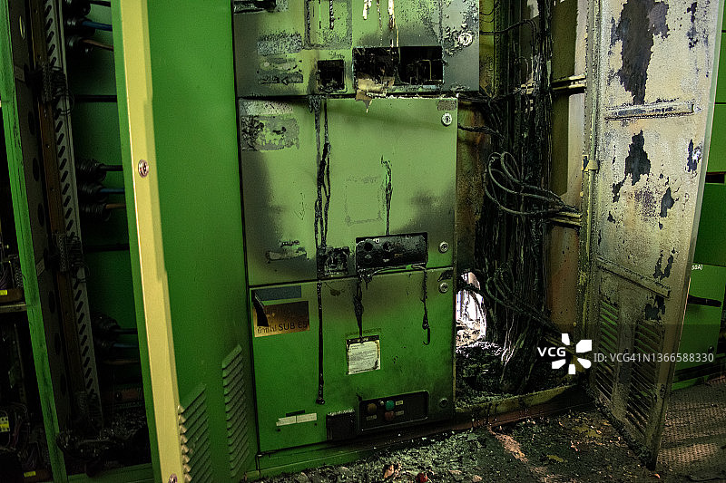 紧急情况、损失、工业火灾图片素材