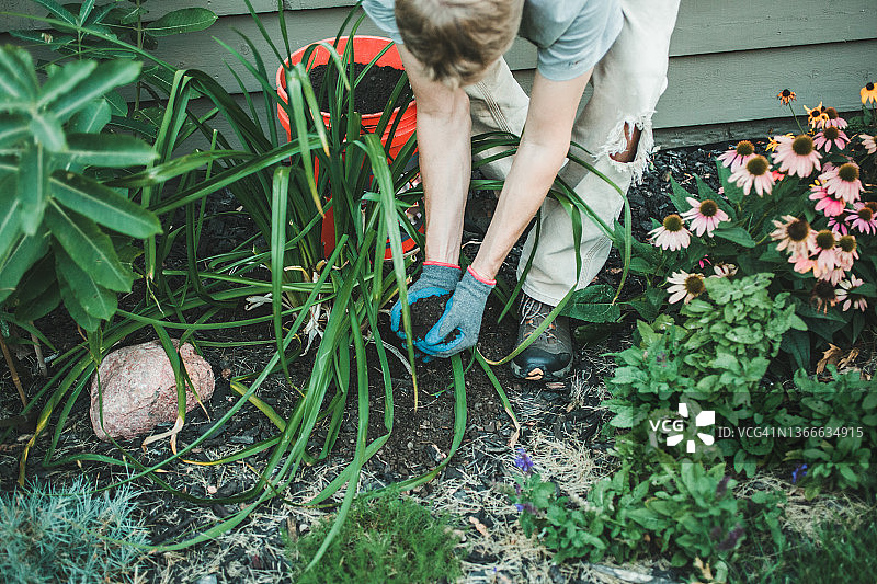 男人在园艺图片素材
