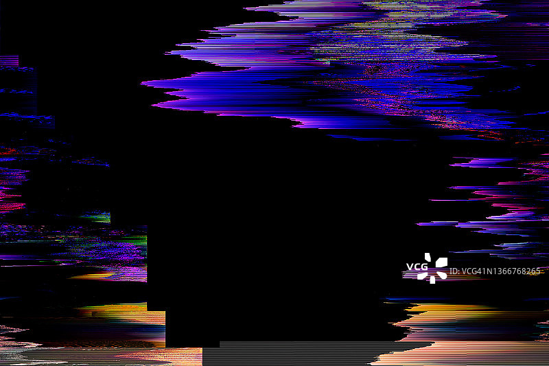 多色交织故障风纹理未来背景图片素材