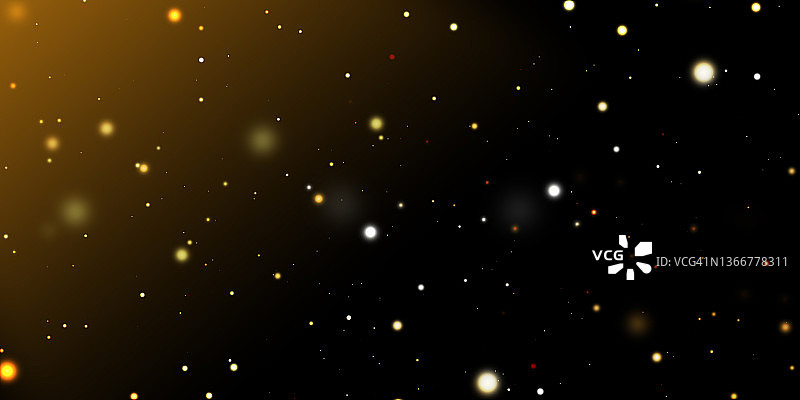 金色散焦灯光背景图片素材