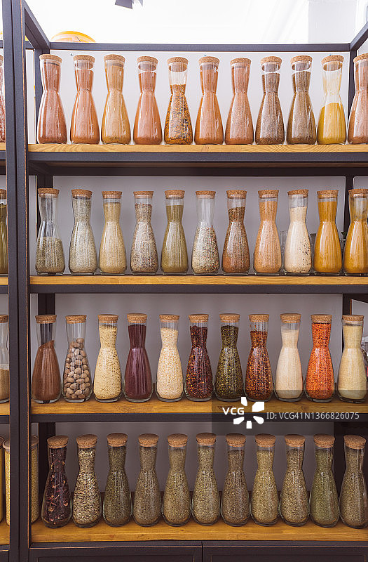 零浪费杂货店展示柜图片素材