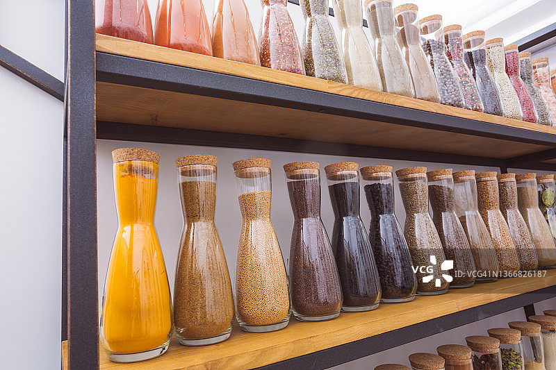 零浪费杂货店展示柜图片素材