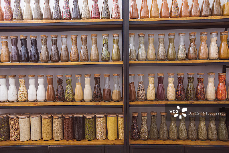 零浪费杂货店展示柜图片素材
