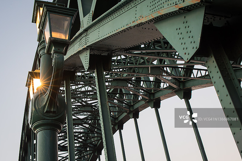 绿色街灯图片素材