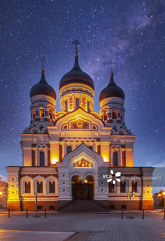 爱沙尼亚塔林亚历山大·涅夫斯基主教座堂图片素材