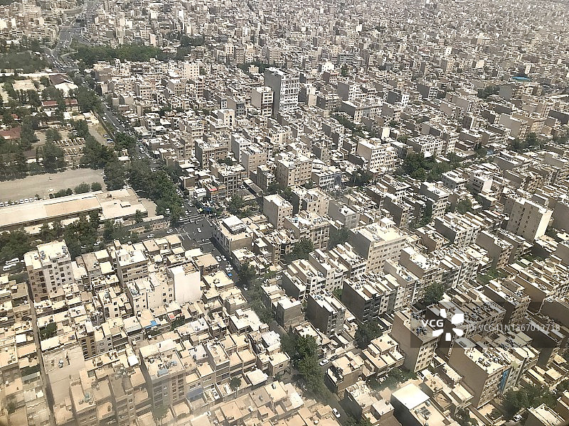 德黑兰鸟瞰图片素材