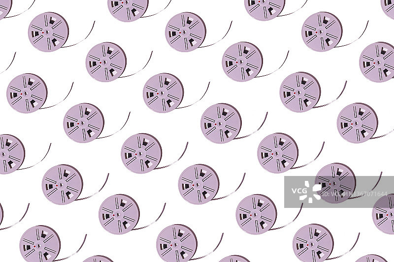 8毫米电影胶片盘图案图片素材