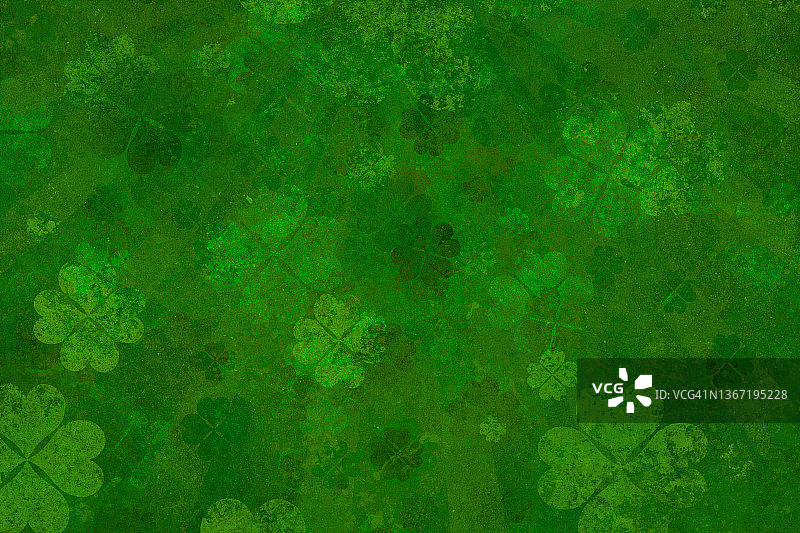 绿色三叶草背景图片素材