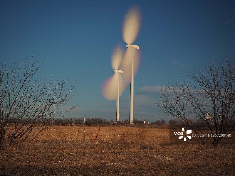 德州风力发电厂图片素材