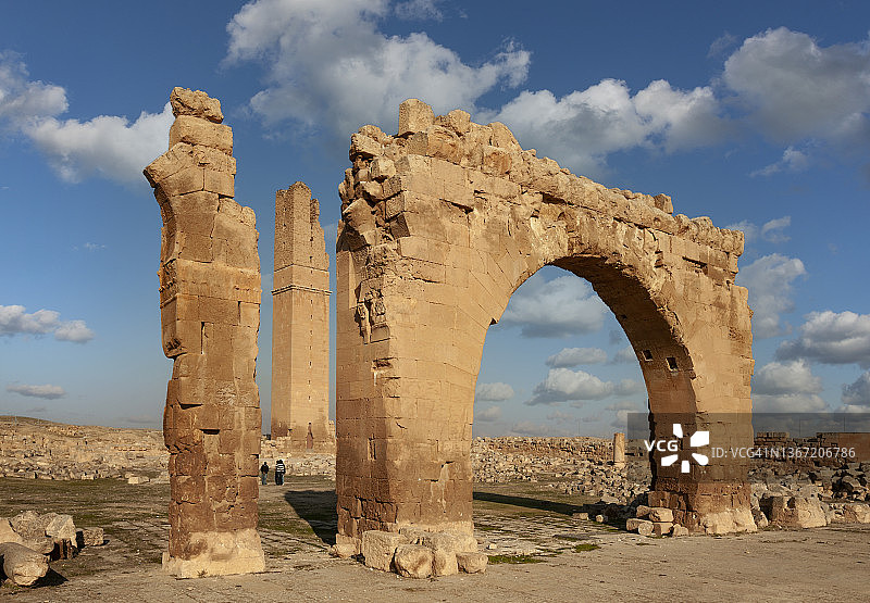 哈兰大学遗址，位于土耳其东南安纳托利亚的尚勒乌尔法图片素材