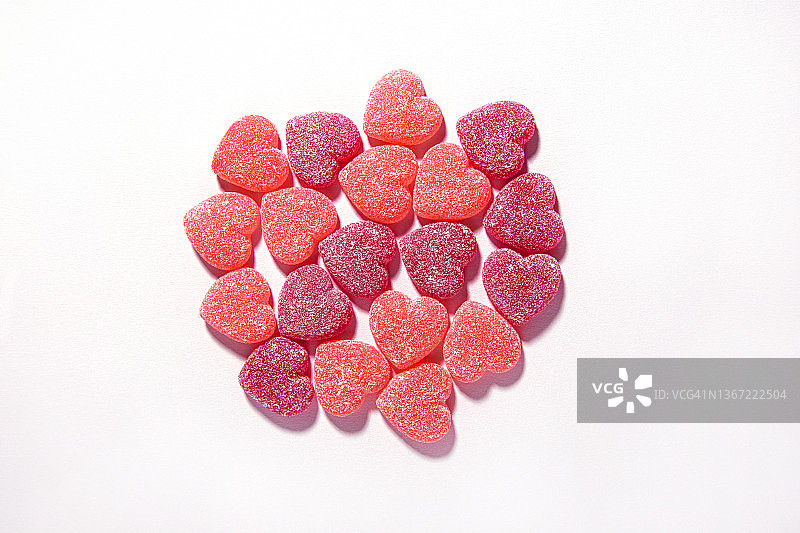 糖果爱心背景图片素材