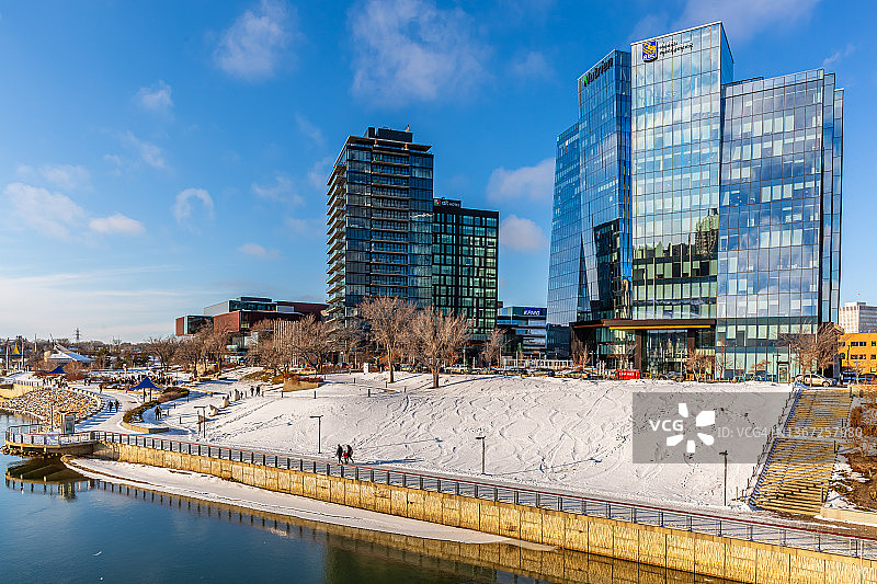 加拿大萨斯喀彻温省萨斯卡通市（北方巴黎）图片素材