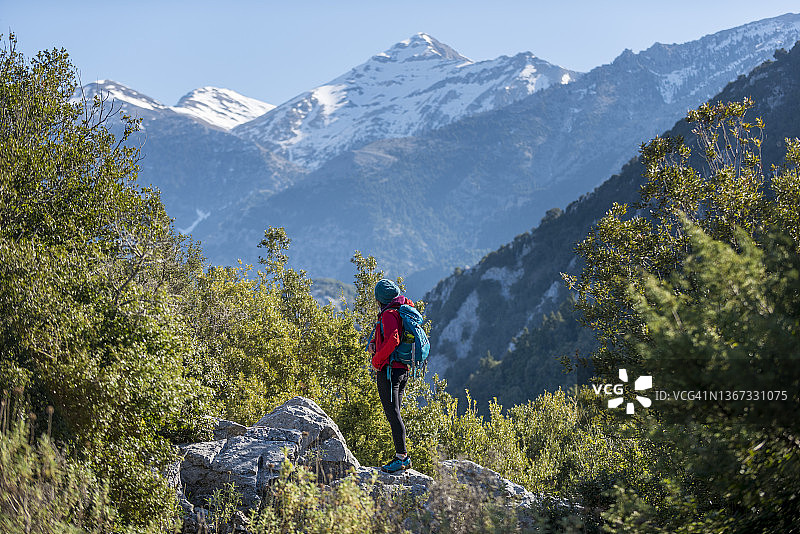 地中海徒步旅行图片素材