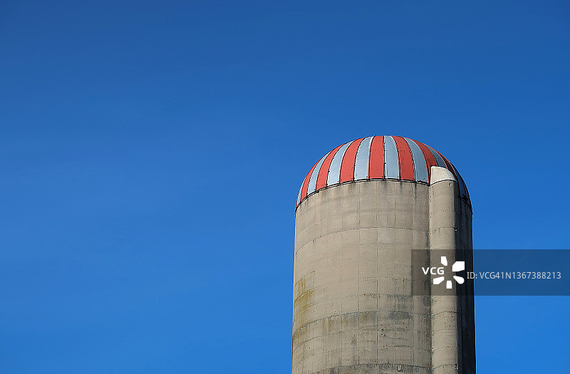 农场粮仓顶部图片素材