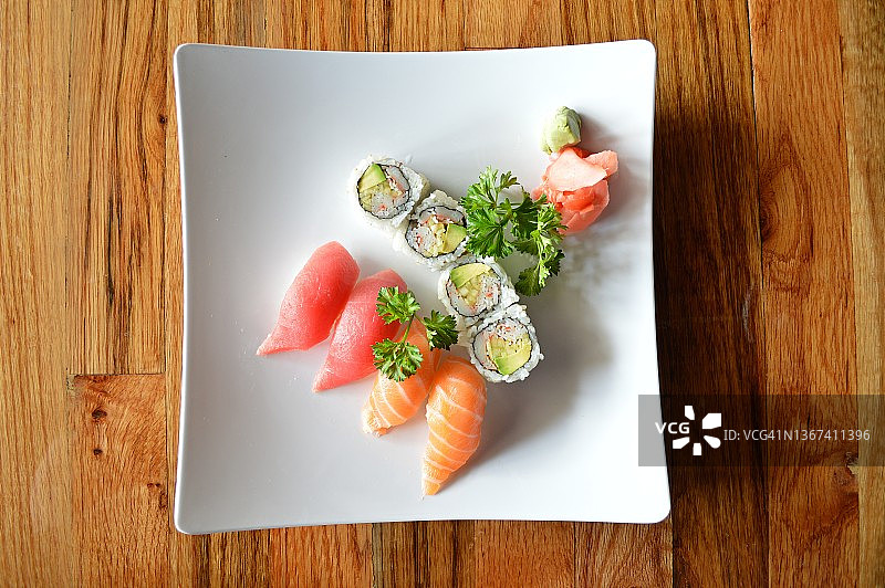 一盘寿司图片素材