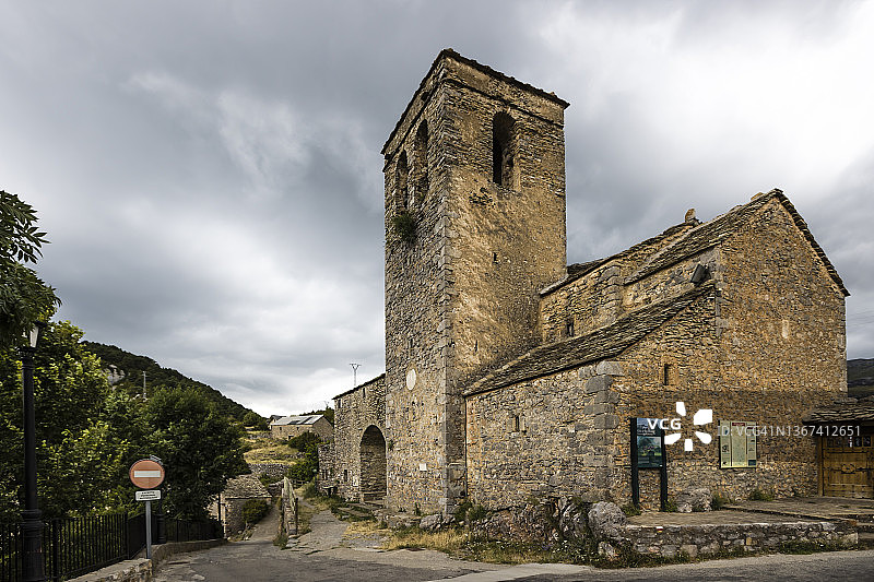 西班牙奥德萨国家公园圣马丁教堂图片素材