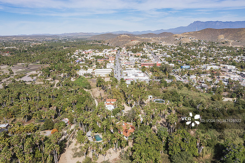 航拍托多桑托斯魔法小镇图片素材