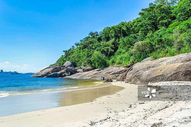 红色海滩图片素材