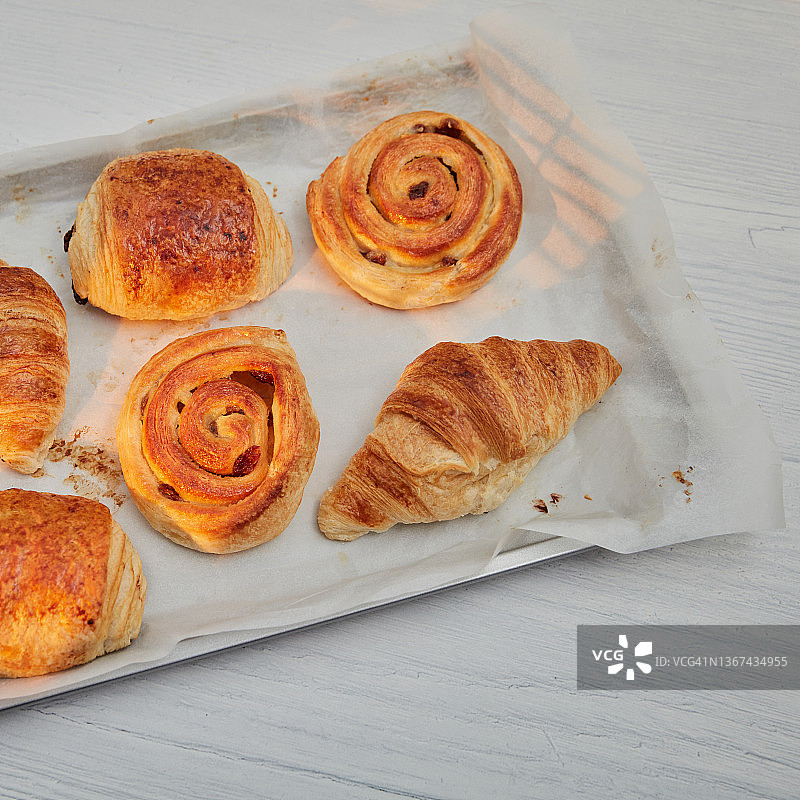 烤丹麦酥皮图片素材